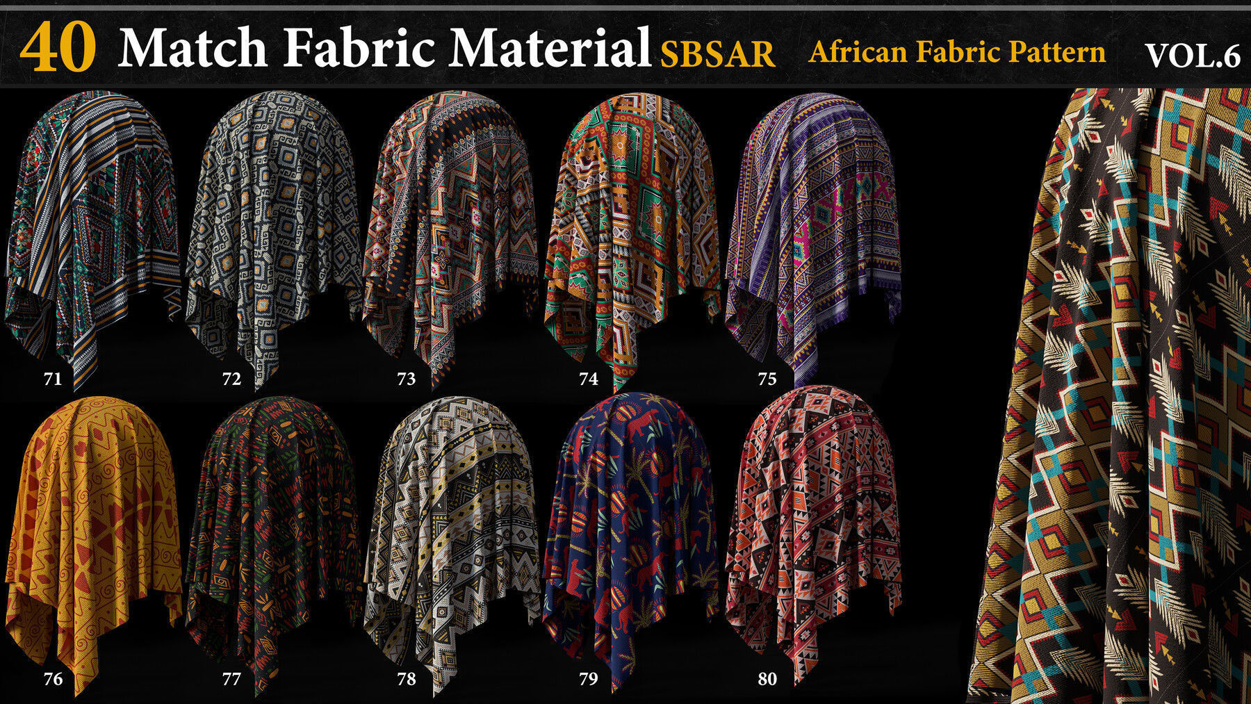 40 Match Fabric Material-SBSAR-VOL-6 Texture_8