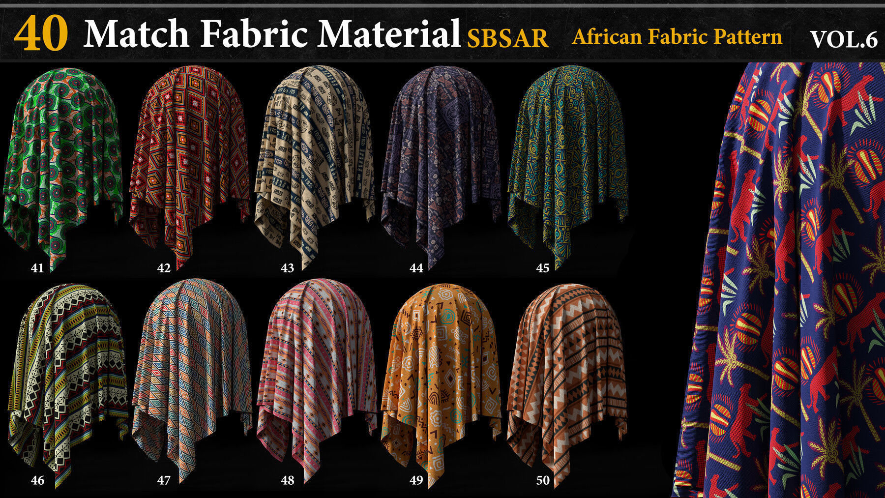 40 Match Fabric Material-SBSAR-VOL-6 Texture_5