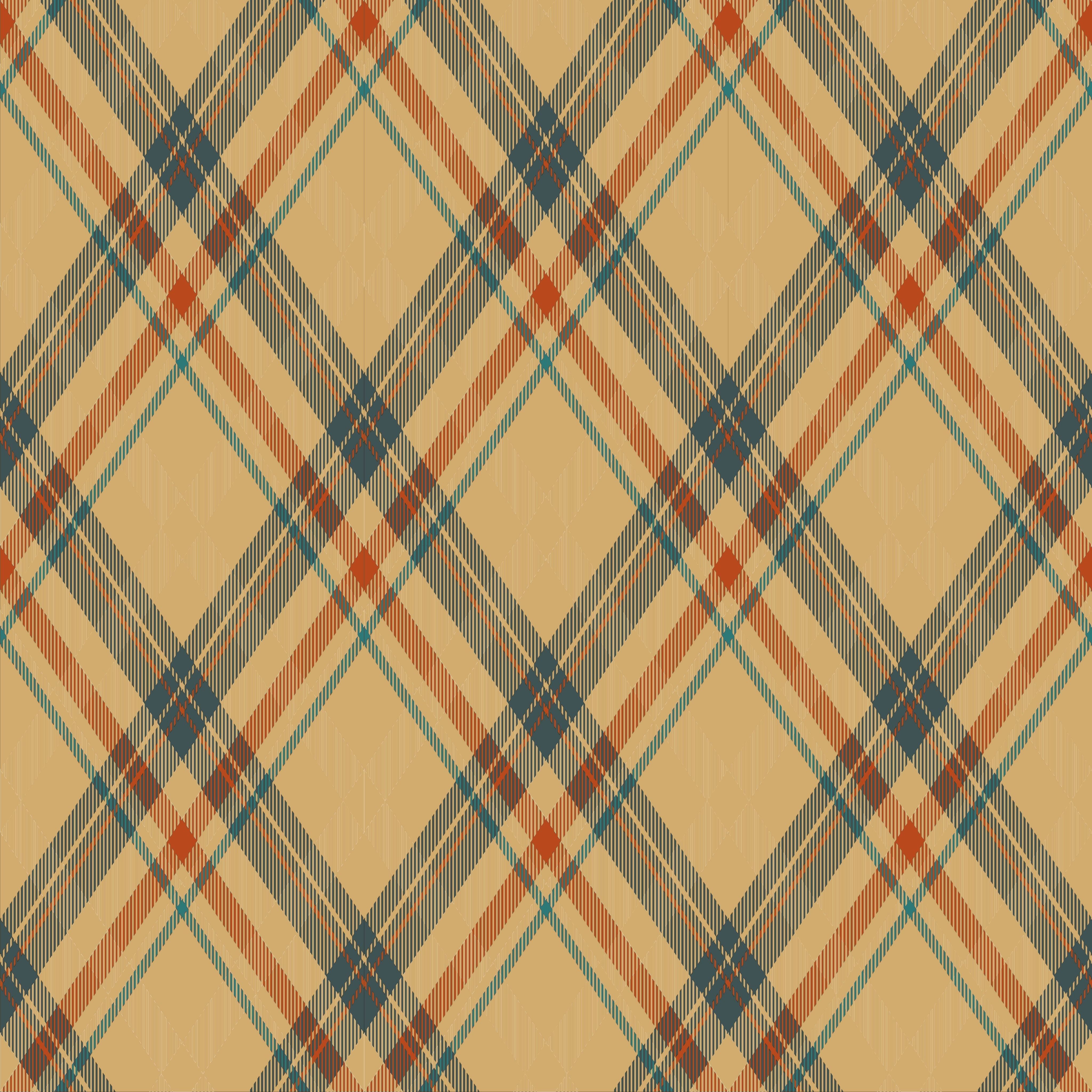 50 Tartan Fabric Material -Sbsar -Tutorial Vol-7 Texture_14