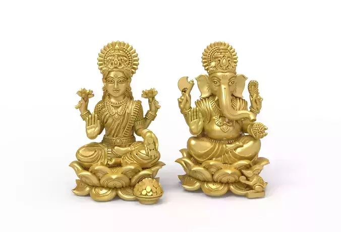 Lakshmi Ganesha set Artwork-5