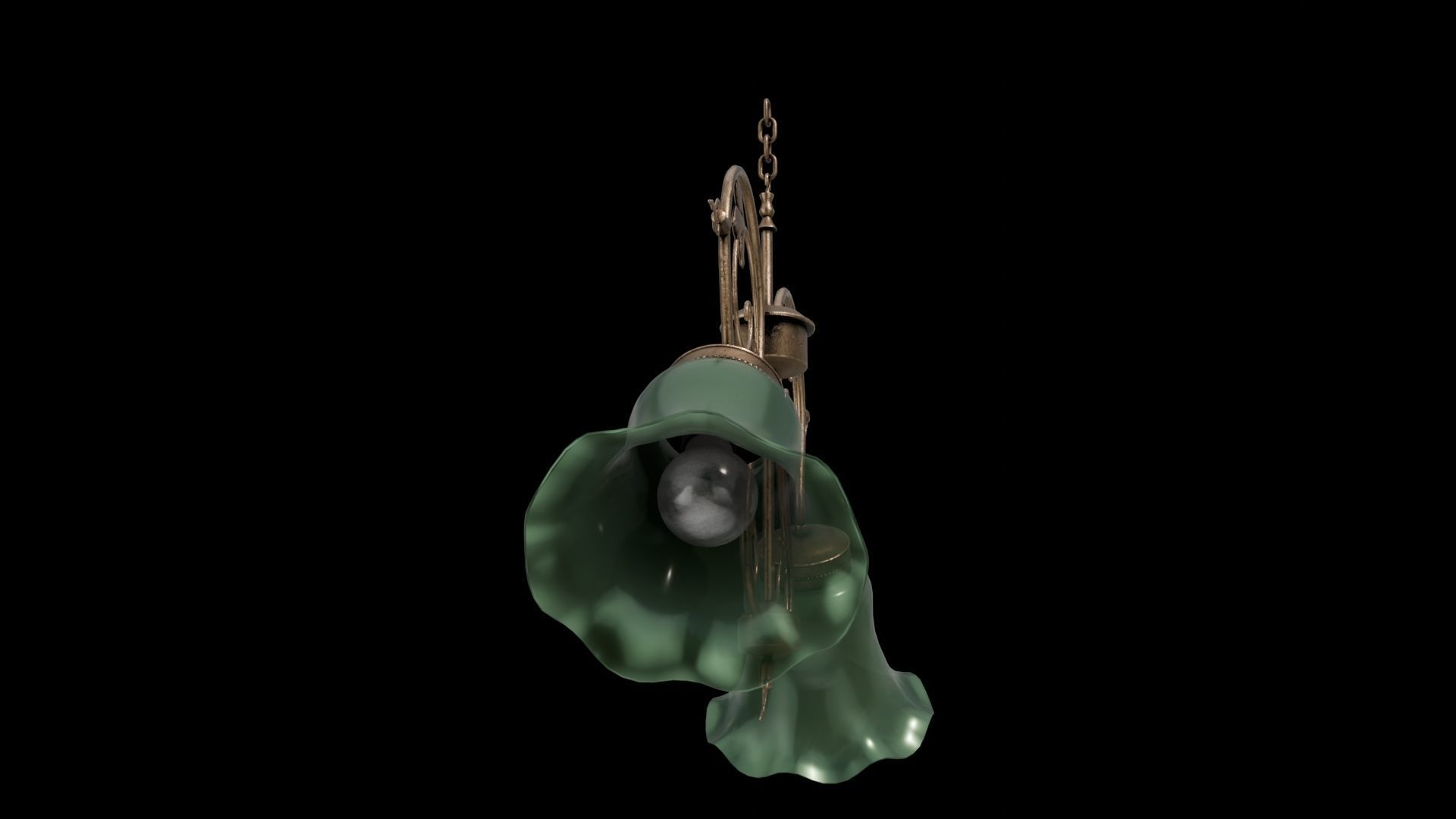 Vintage chandelier 3D model_14