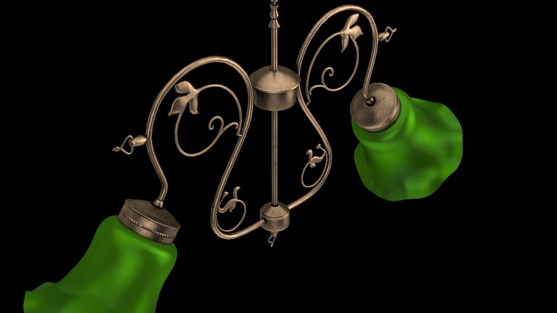 Vintage chandelier 3D model_17