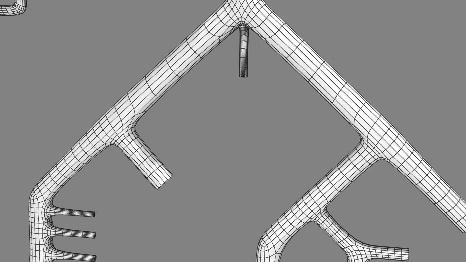 Human arterial system schematic 3D 3D model_142