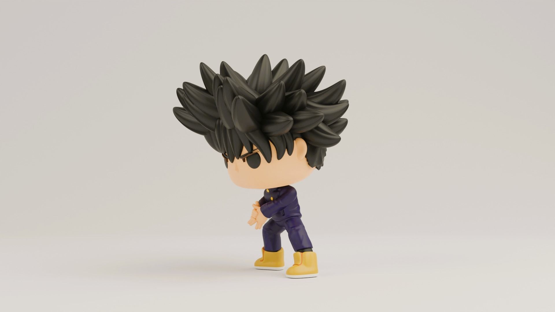 Megumi Fushiguro funko pop from jujutsu kaisen 3D print model_2