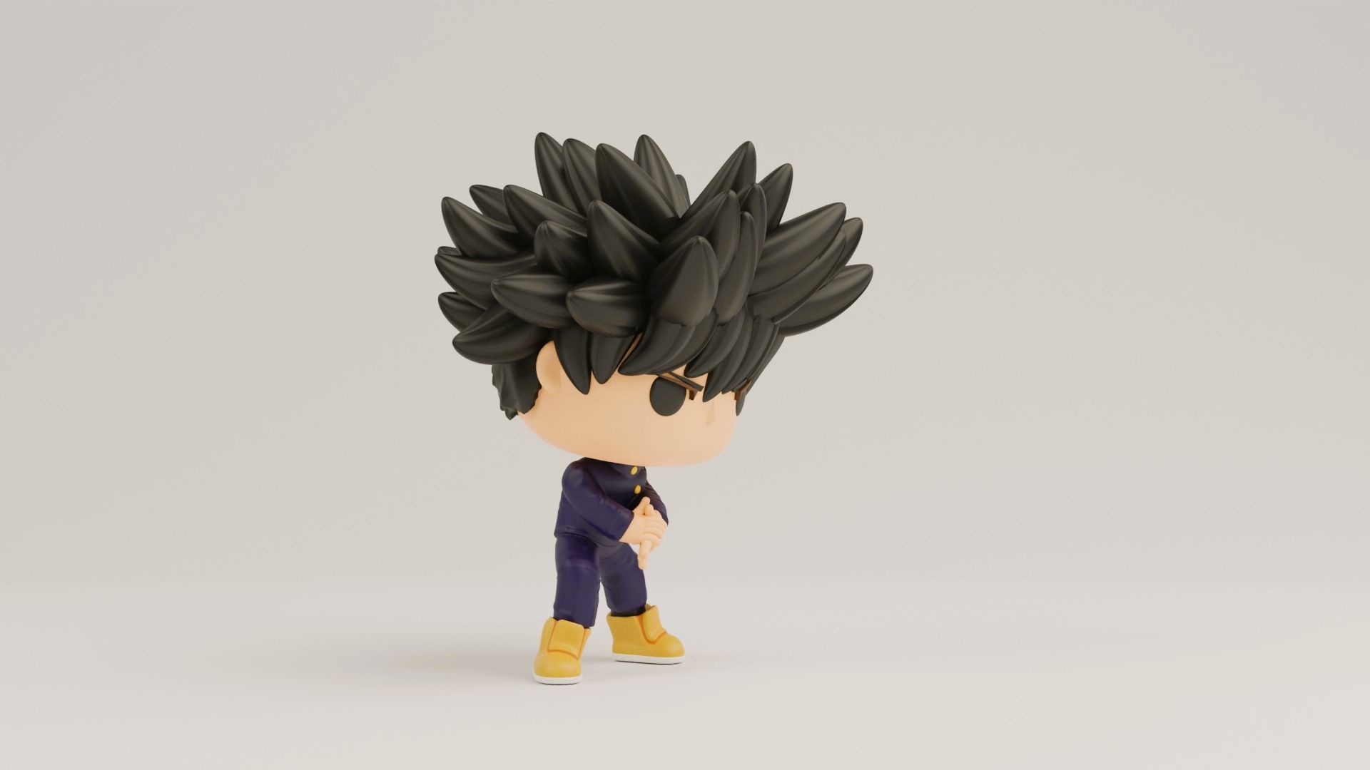 Megumi Fushiguro funko pop from jujutsu kaisen 3D print model_5
