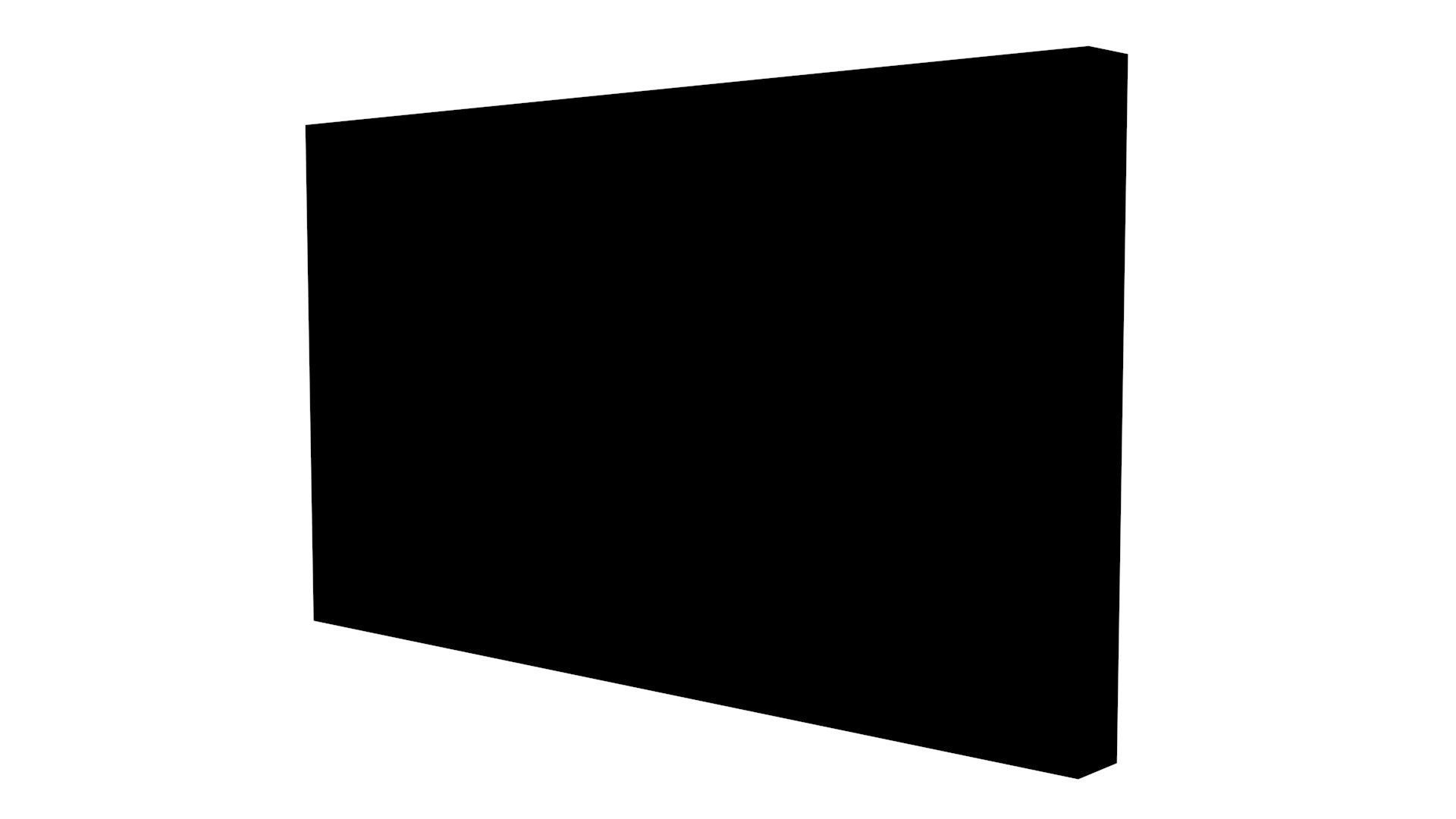 Low Poly Game Ready TV ON Low-poly 3D model_3