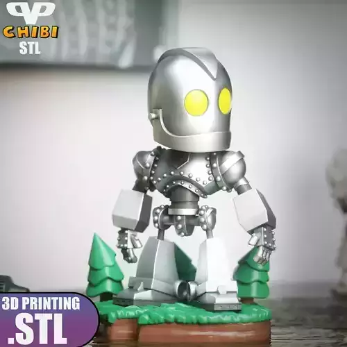 Iron Giant Chibi STL for 3D Printing ChibiSTL 3DXM