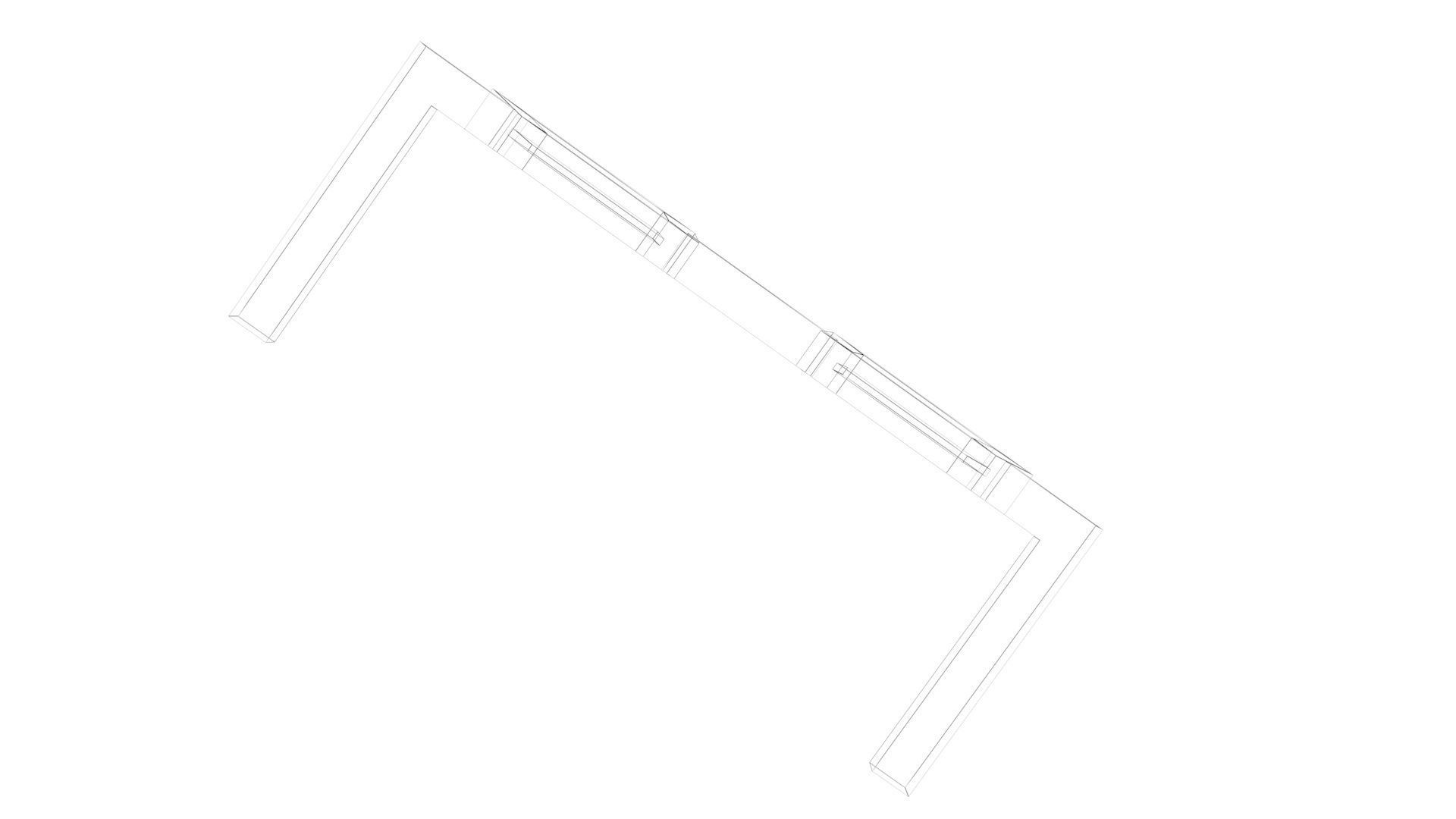 Low Poly Game Ready Glasses Low-poly 3D model_14