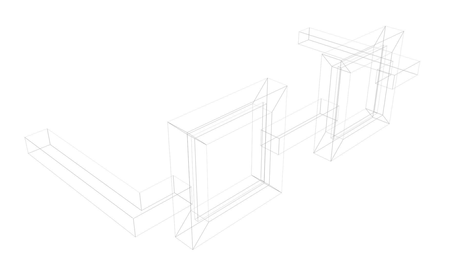 Low Poly Game Ready Glasses Low-poly 3D model_11