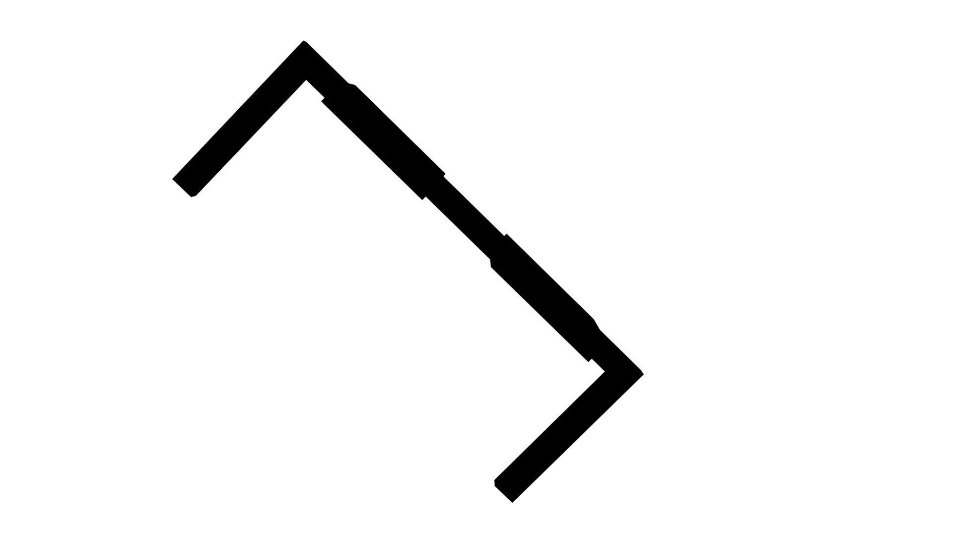 Low Poly Game Ready Glasses Low-poly 3D model_3