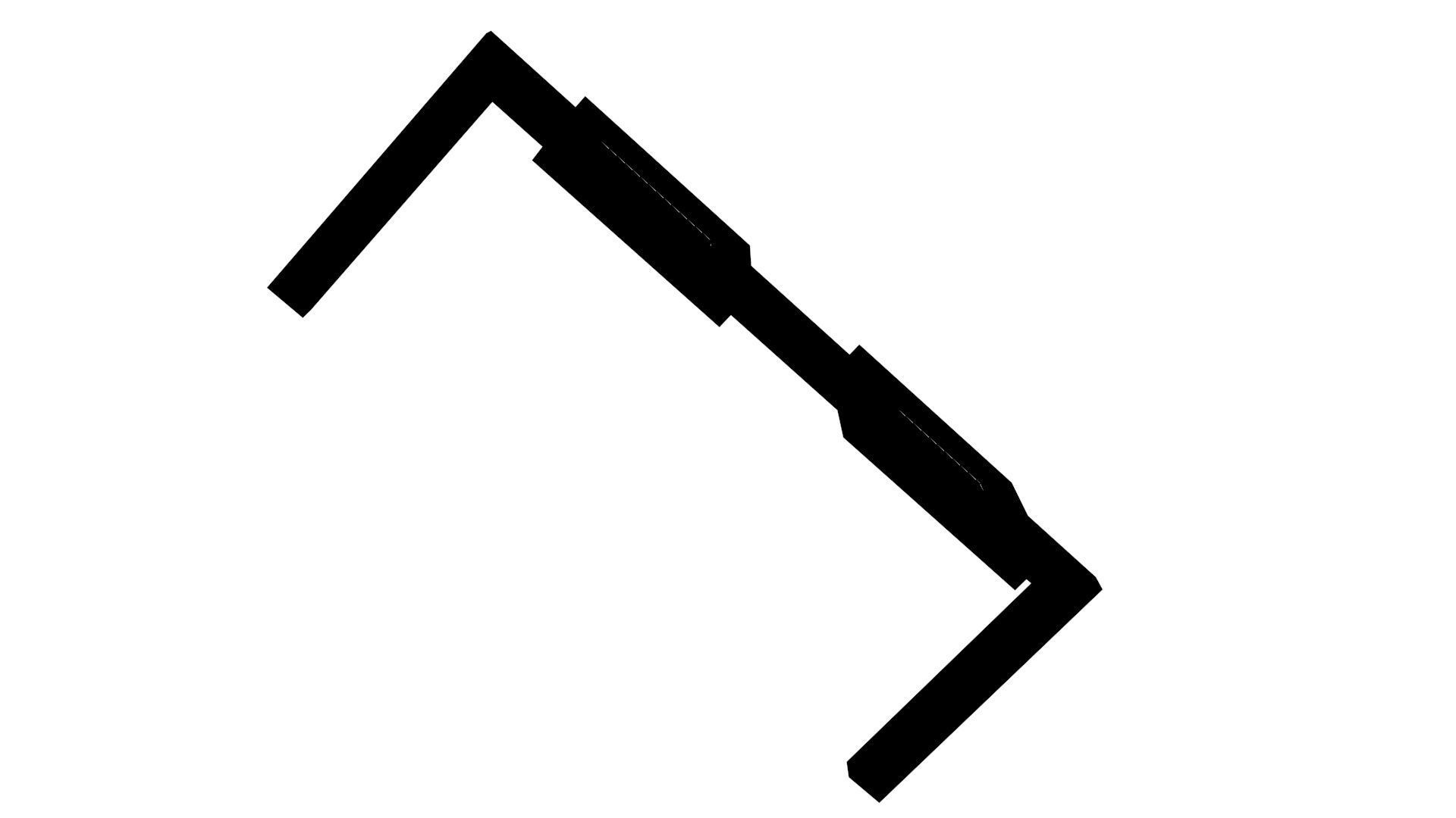 Low Poly Game Ready Glasses Low-poly 3D model_4