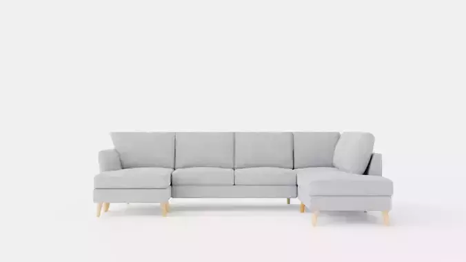 Trend U Sofa With Divan Left