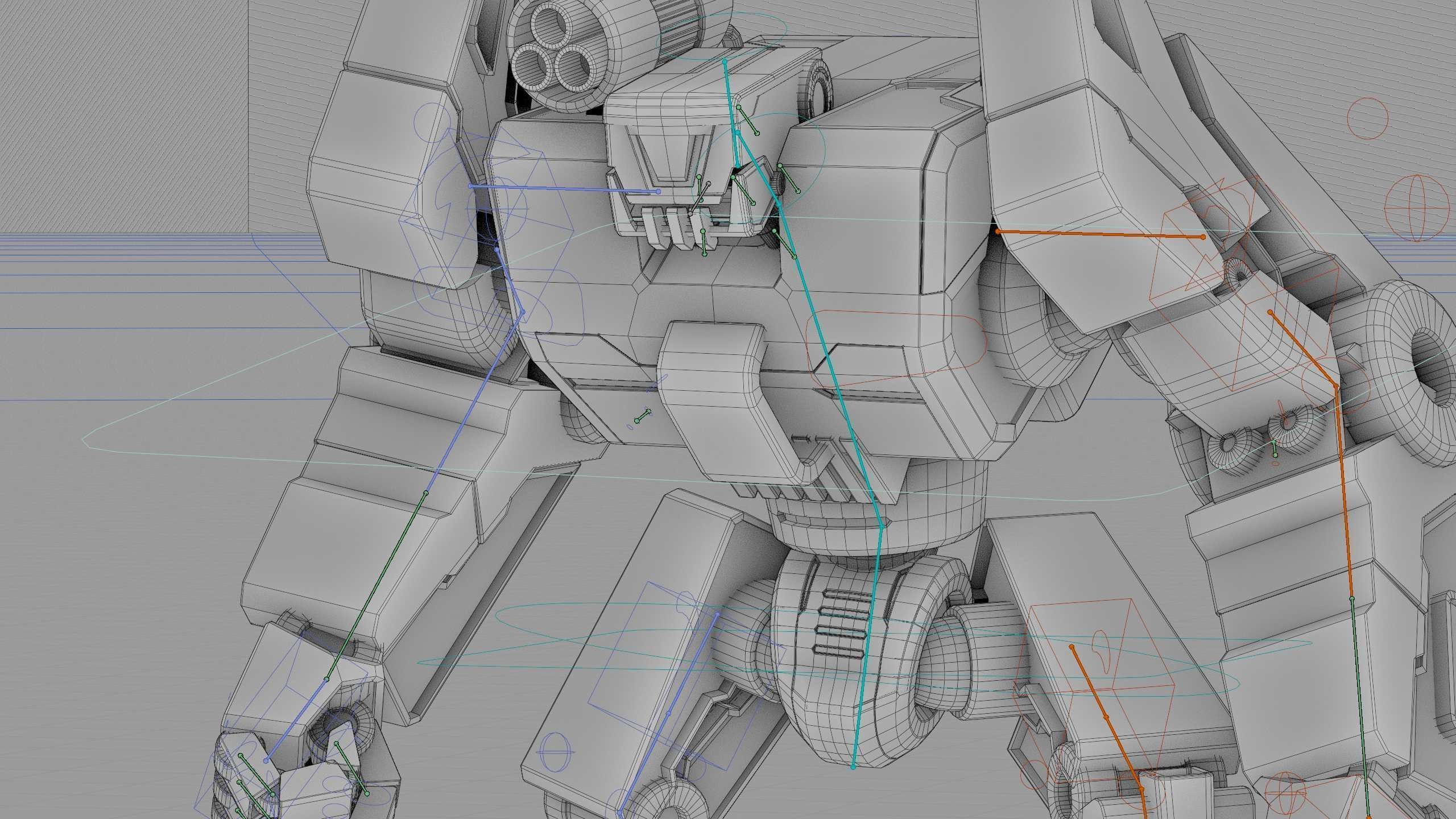 COMBAT DROID XARA  Rigged for Unreal Engine - Unity - MIXAMO 3D model_42