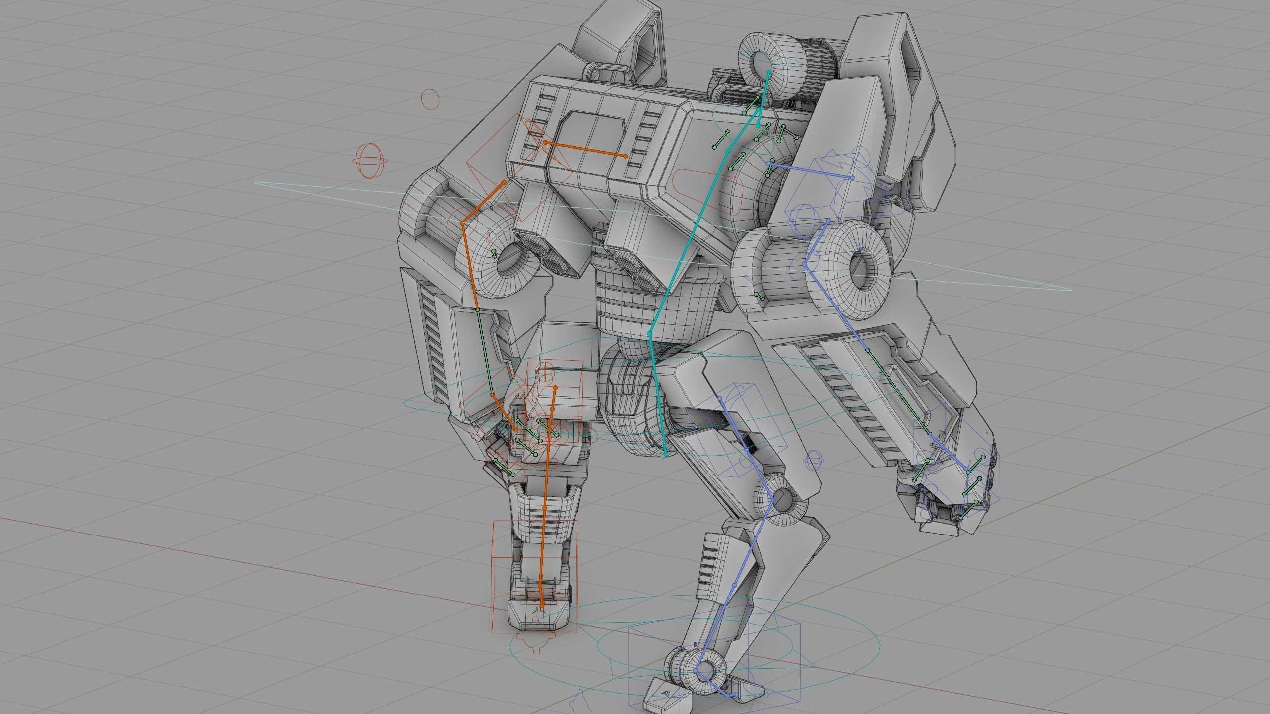 COMBAT DROID XARA  Rigged for Unreal Engine - Unity - MIXAMO 3D model_41