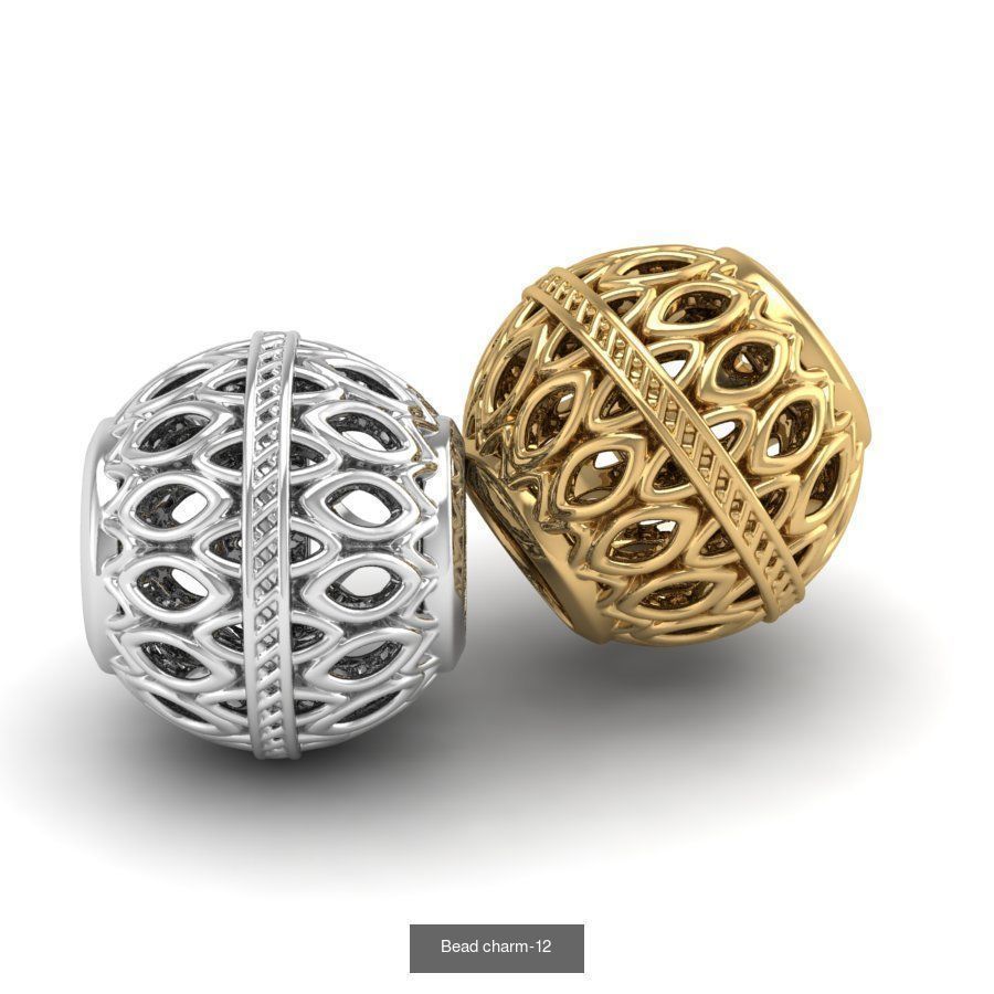 Bead charm  3D Model Collection_9