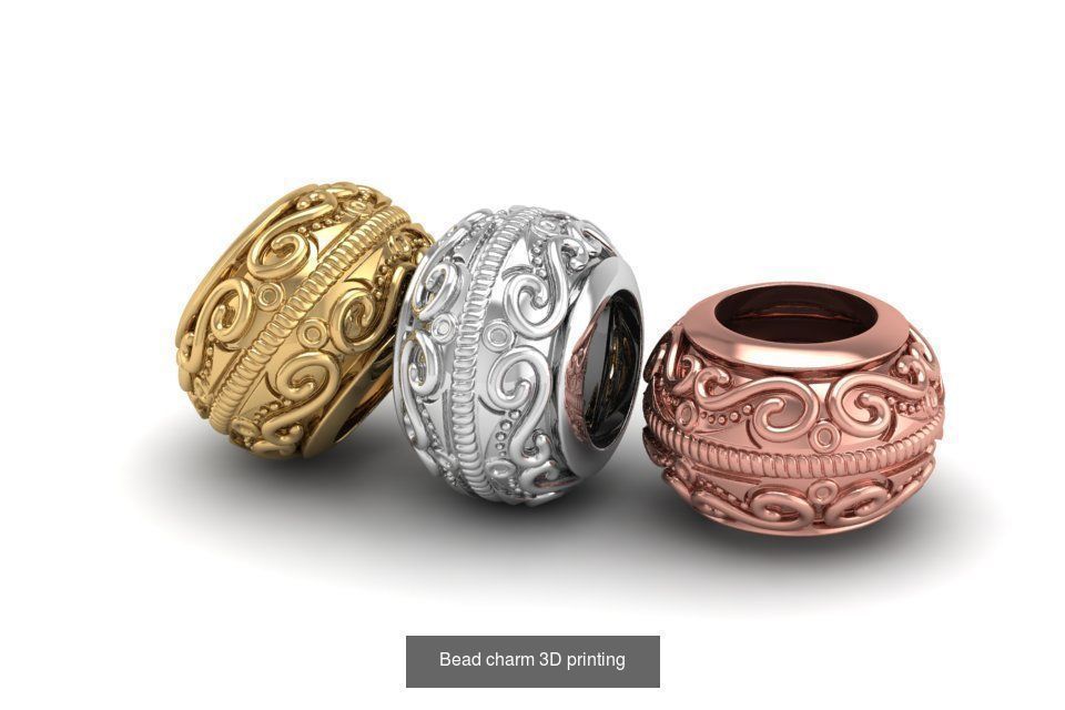 Bead charm  3D Model Collection_4