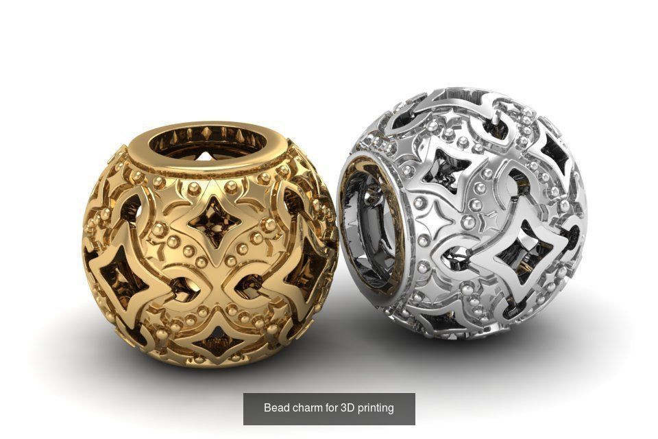 Bead charm  3D Model Collection_3