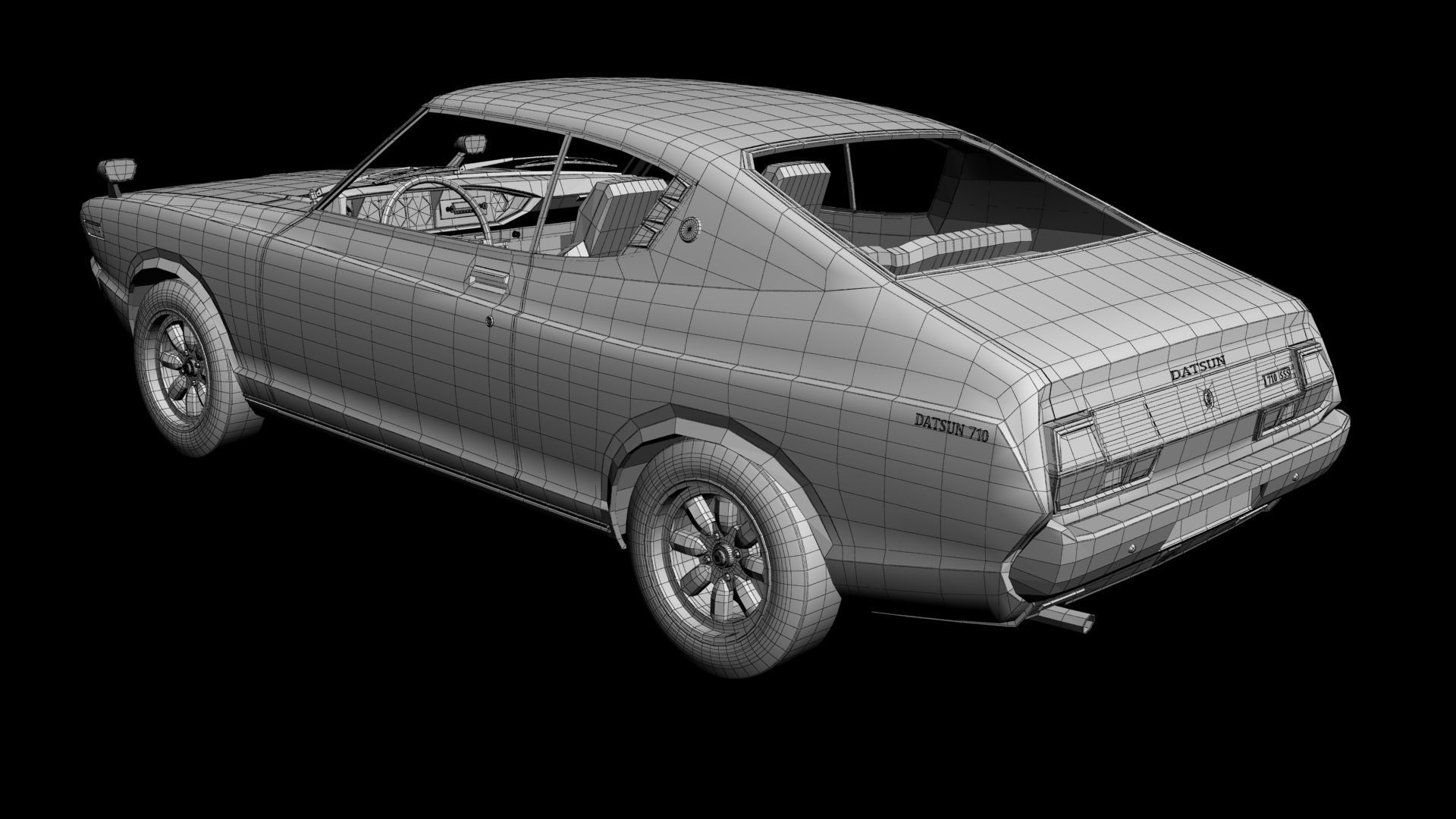 Datsun Violet 710 Coupe 3D model_15