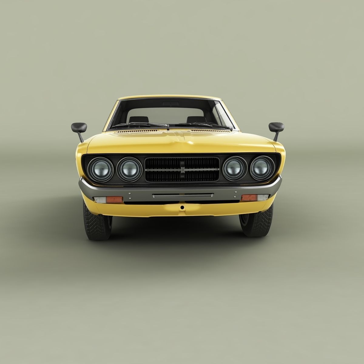 Datsun Violet 710 Coupe 3D model_4