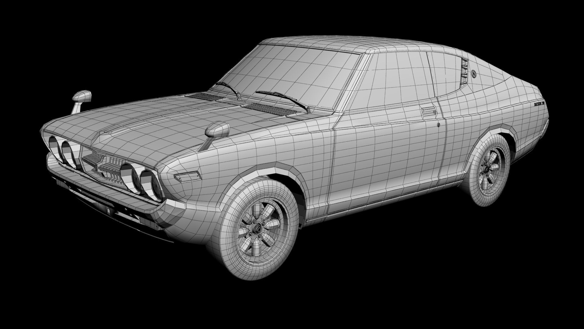 Datsun Violet 710 Coupe 3D model_13