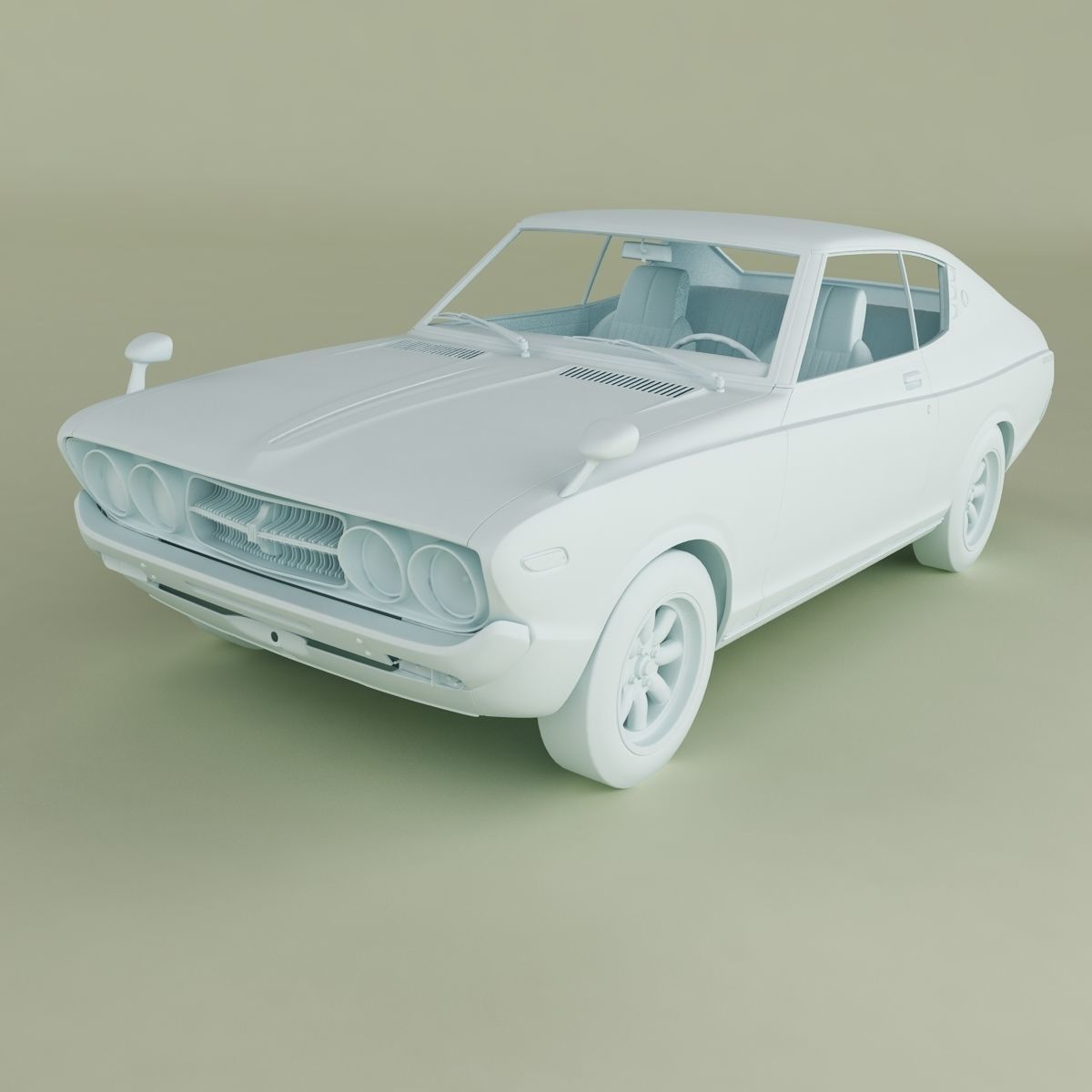Datsun Violet 710 Coupe 3D model_10