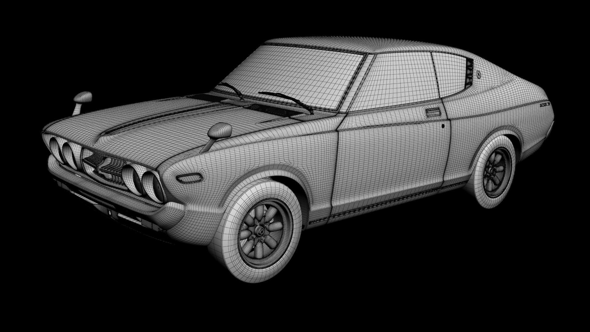 Datsun Violet 710 Coupe 3D model_14