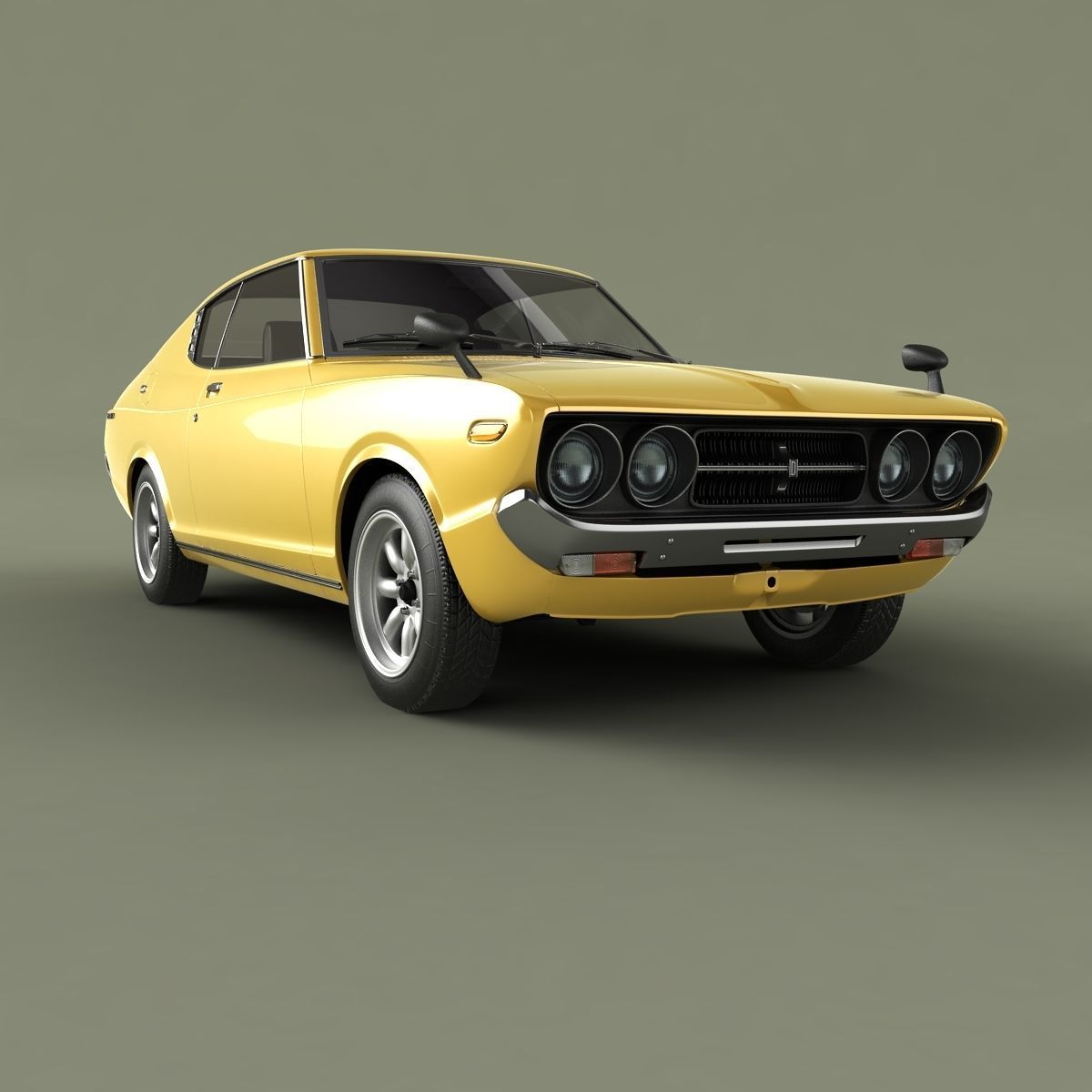 Datsun Violet 710 Coupe 3D model_9