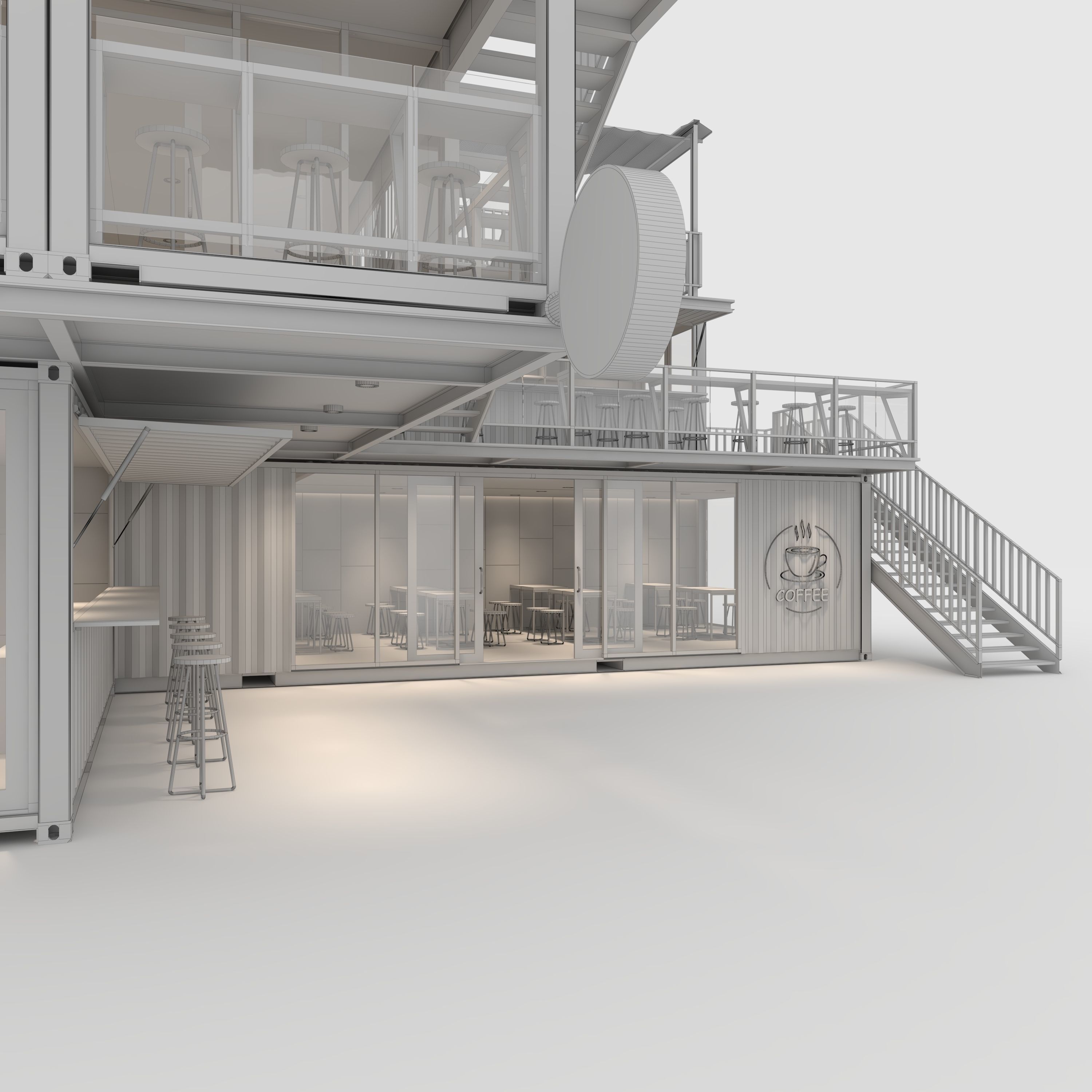 Container Cafe 11 3D model_15