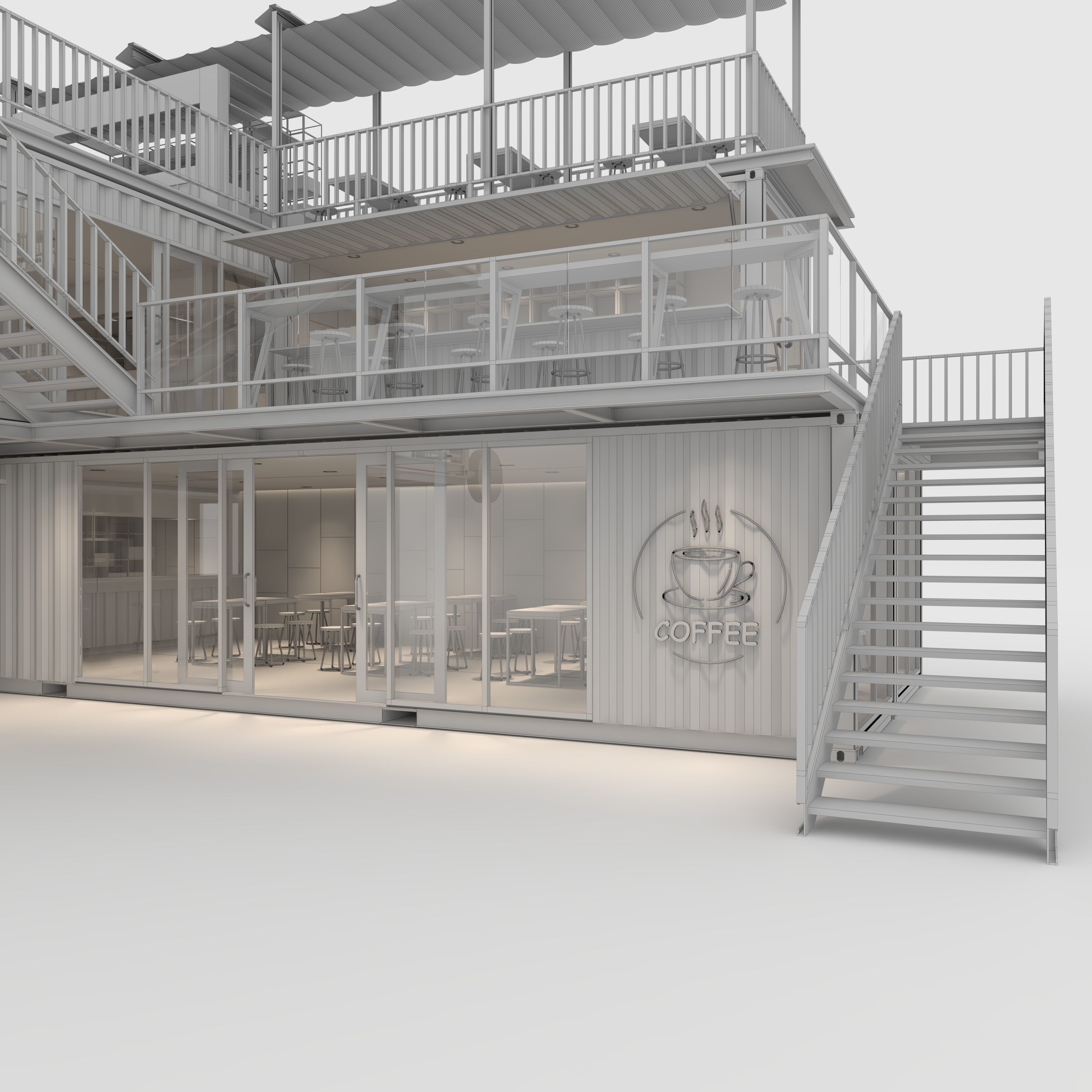 Container Cafe 11 3D model_13