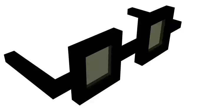 Low Poly Game Ready Sunglasses Low-poly 3D model
