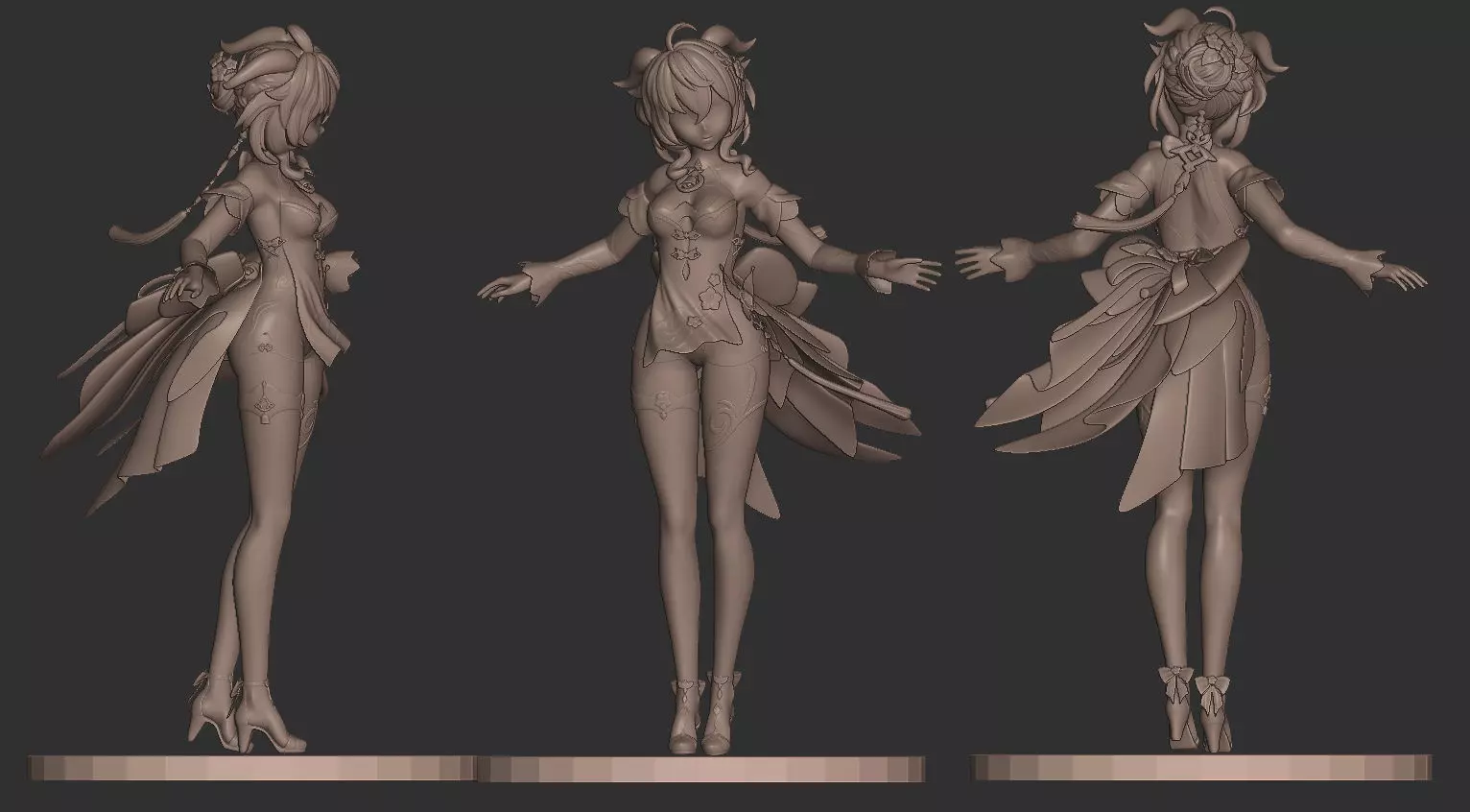 Ganyu Skin Twilight Blossom 3D print model_0