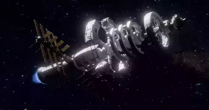 Space Station 3D Model