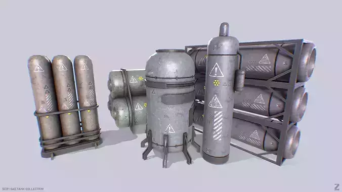 Sci fi gas tank collection 
