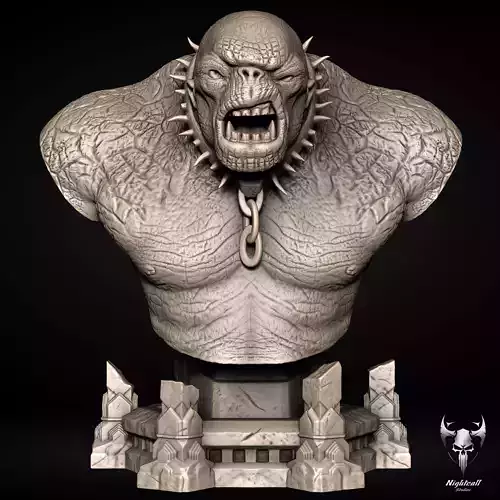 Lord of the Rings Cave Troll Fan Art 3D Print Model