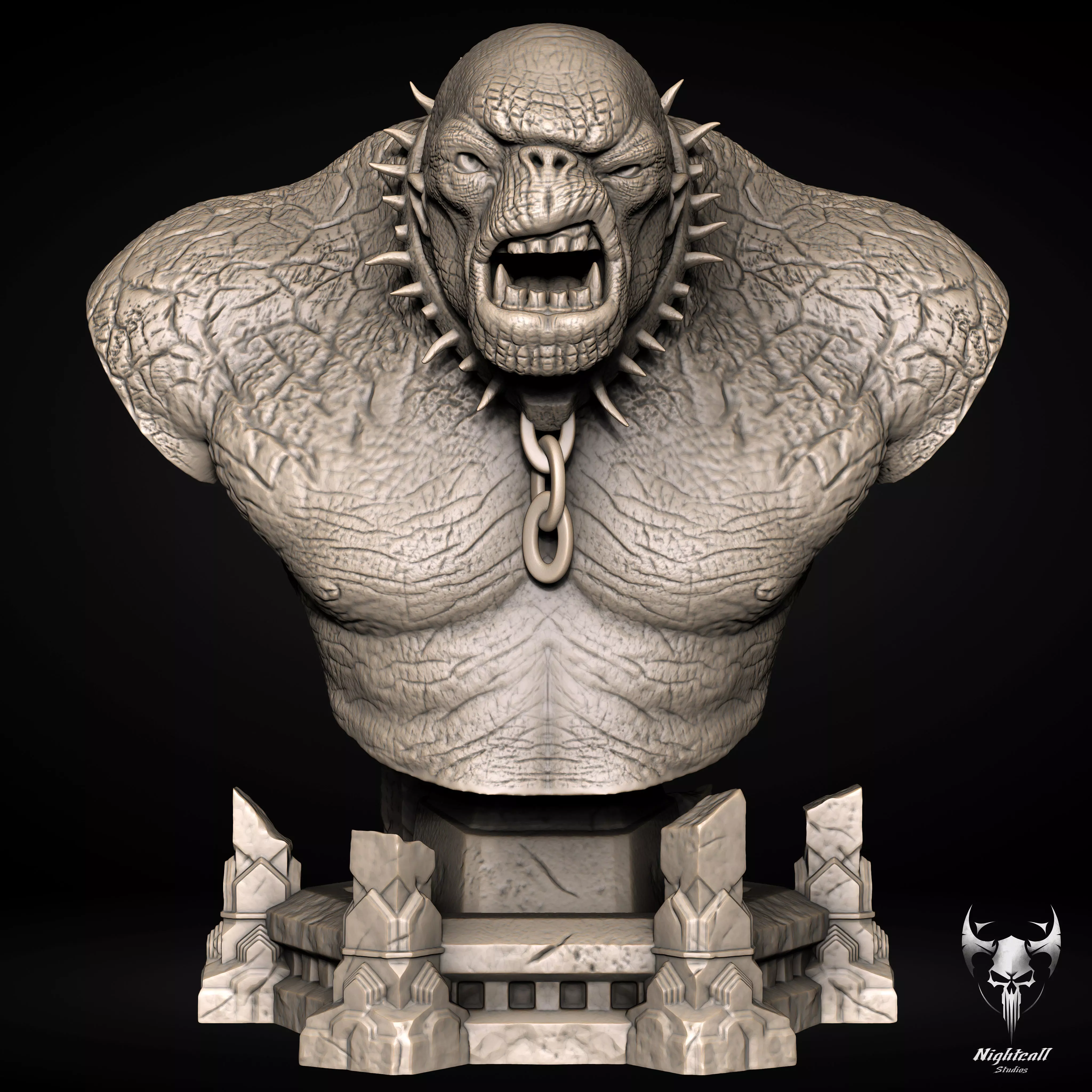 Lord of the Rings Cave Troll Fan Art 3D Print Model 3D print model_0