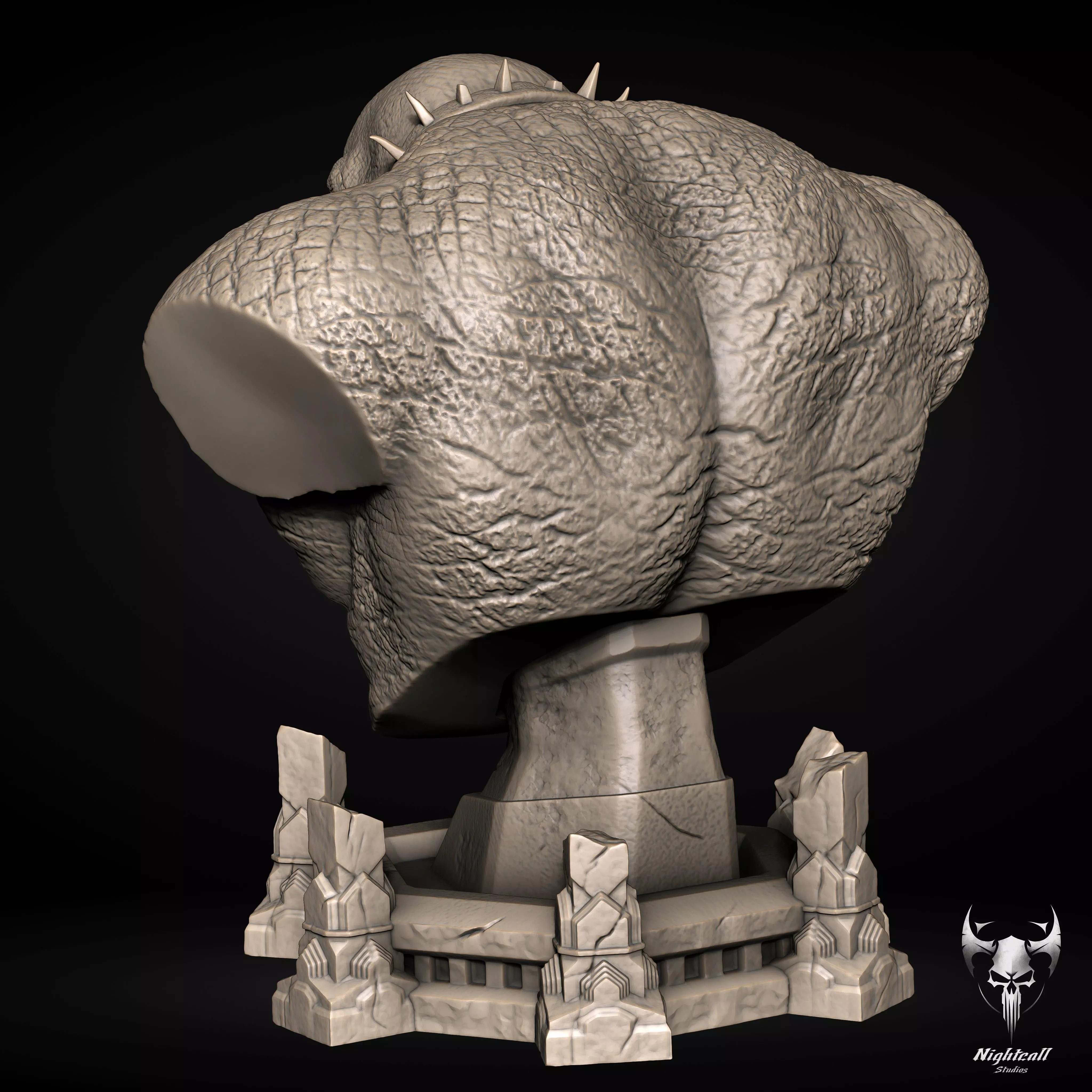 Lord of the Rings Cave Troll Fan Art 3D Print Model 3D print model_5