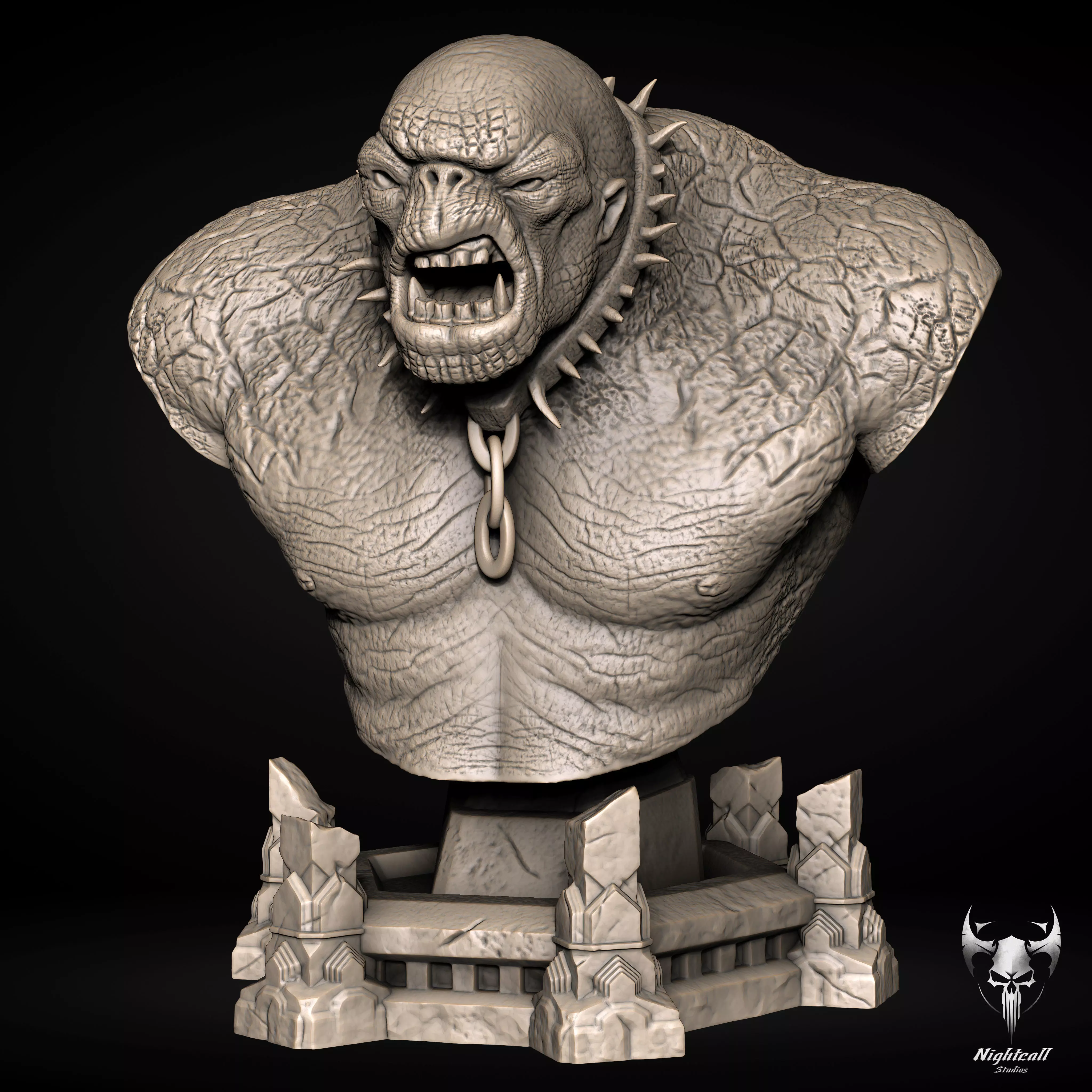 Lord of the Rings Cave Troll Fan Art 3D Print Model 3D print model_1