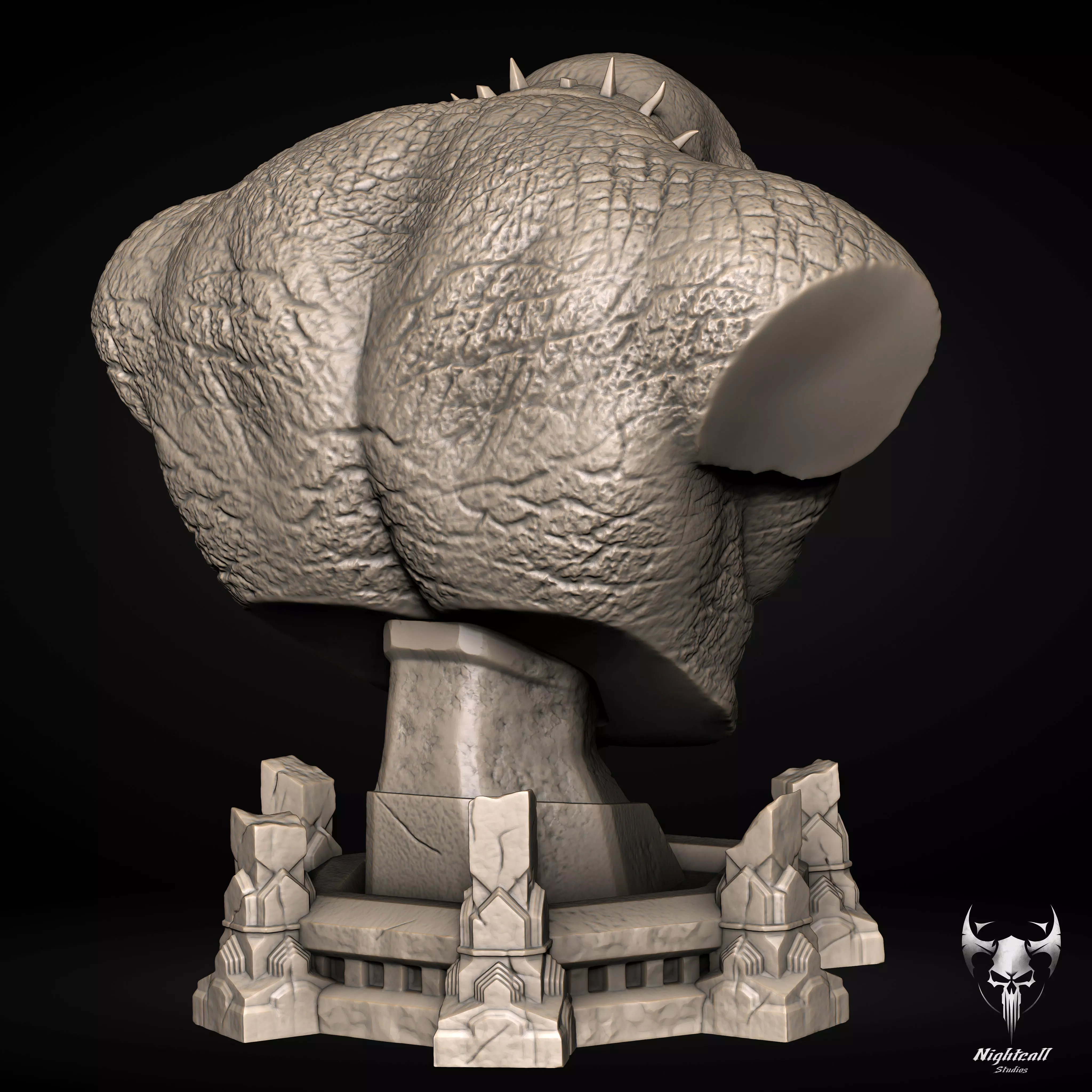 Lord of the Rings Cave Troll Fan Art 3D Print Model 3D print model_4