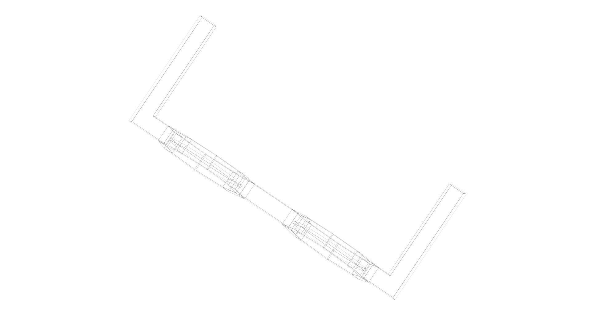 Low Poly Game Ready Glasses Low-poly 3D model_12