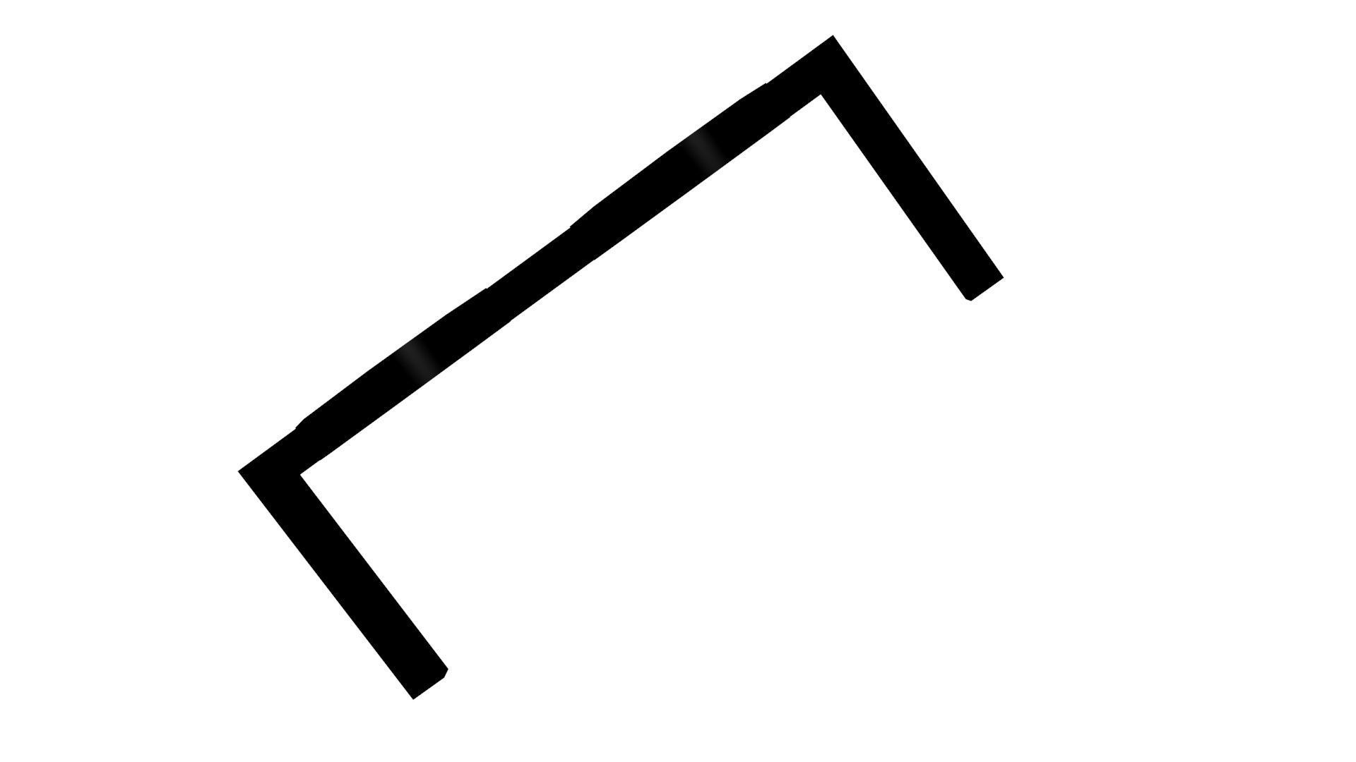 Low Poly Game Ready Glasses Low-poly 3D model_2