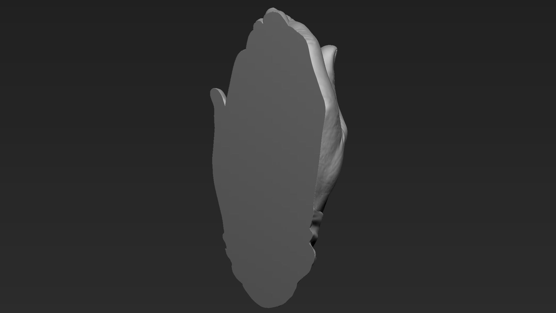 Baby In Hands Relief 01 3D print model_12