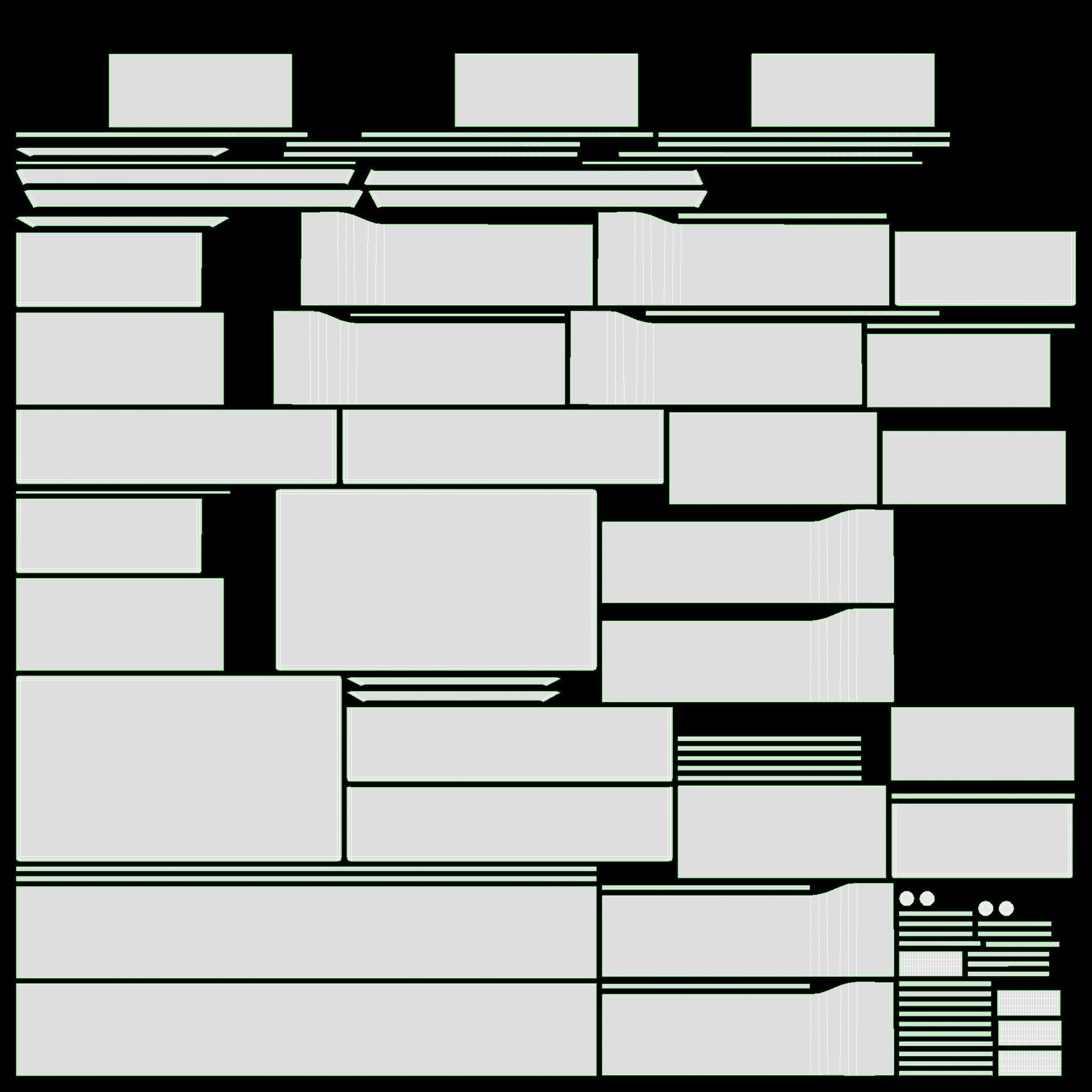 Cash Register Drawer for POS System open 3D model_9