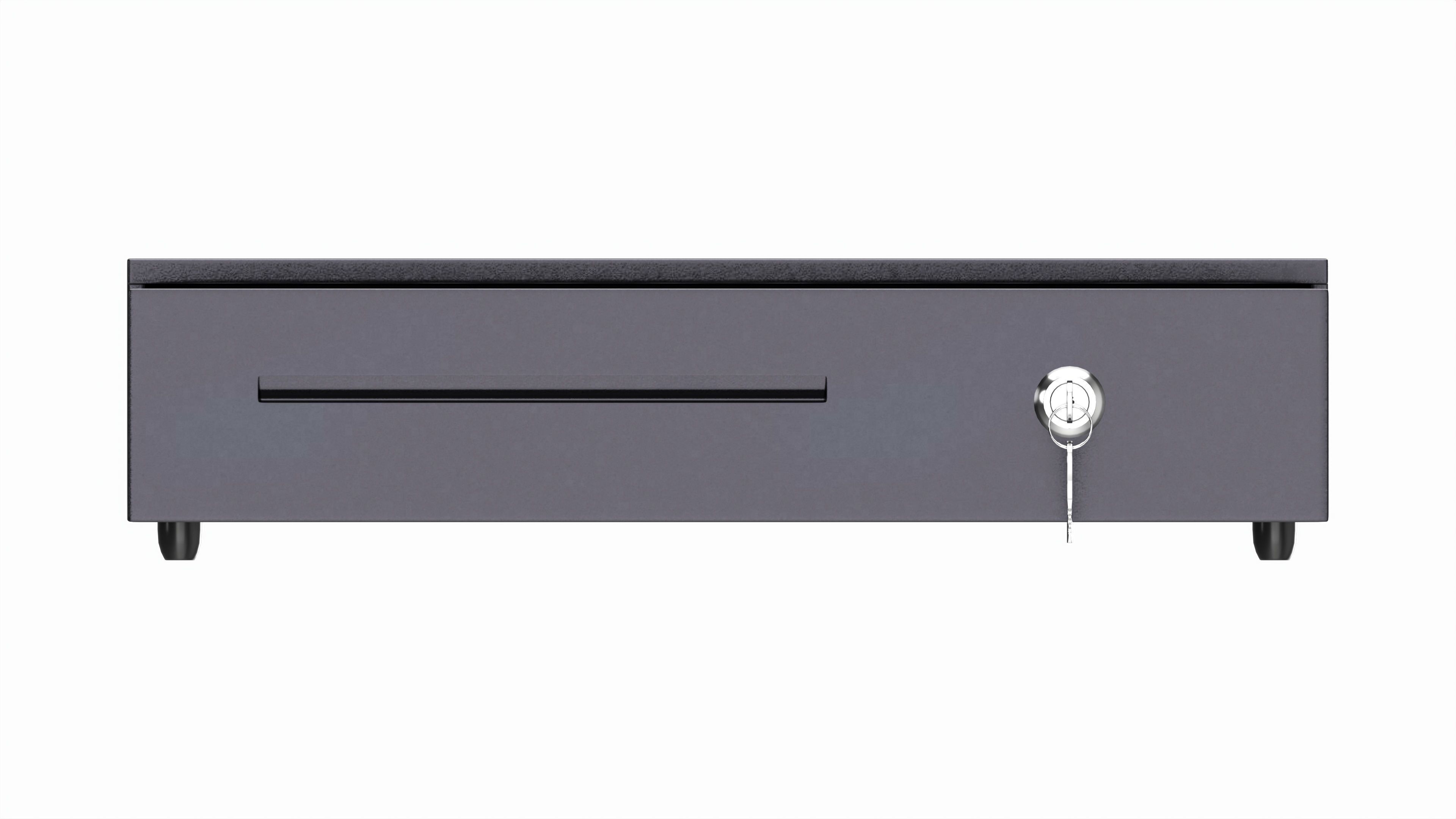 Cash Register Drawer for POS System open 3D model_4