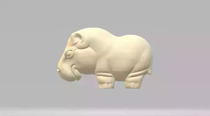 Hippopotamus  3D print model