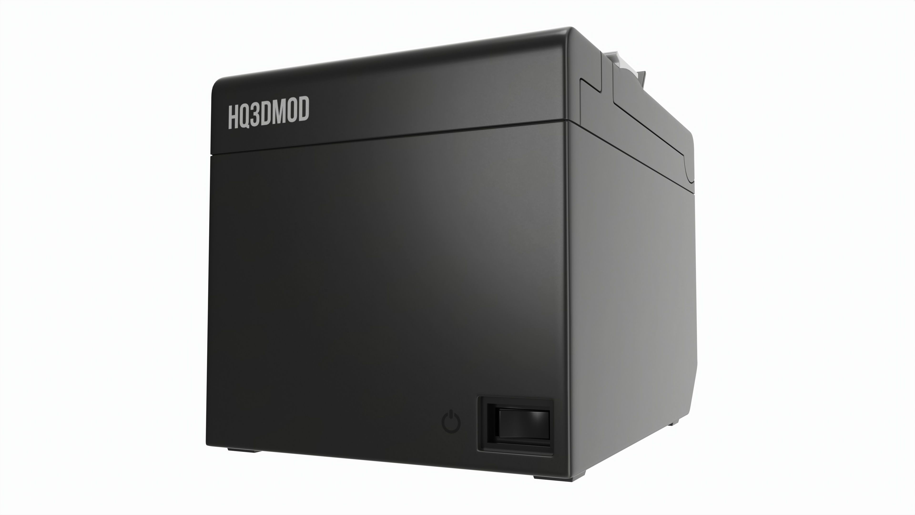 POS receipt printer 3D model_3