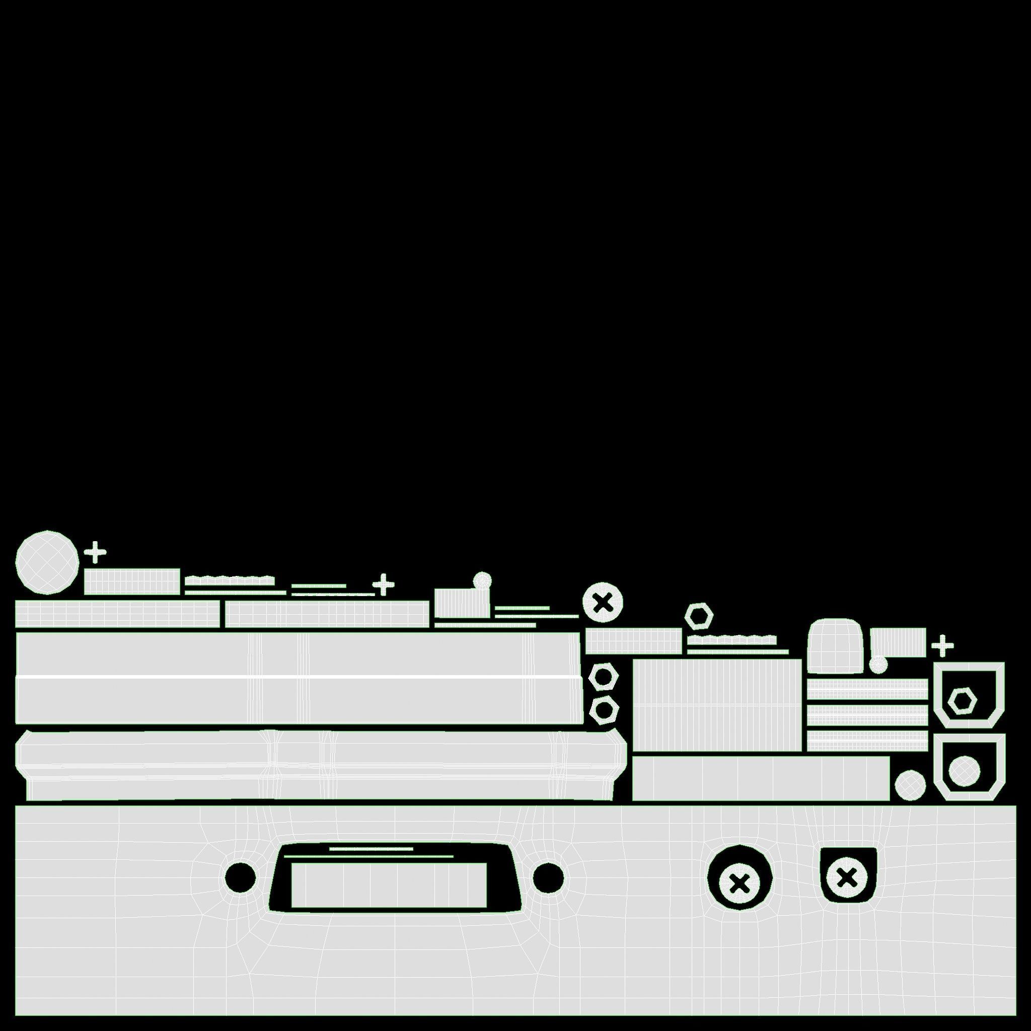 POS receipt printer 3D model_9