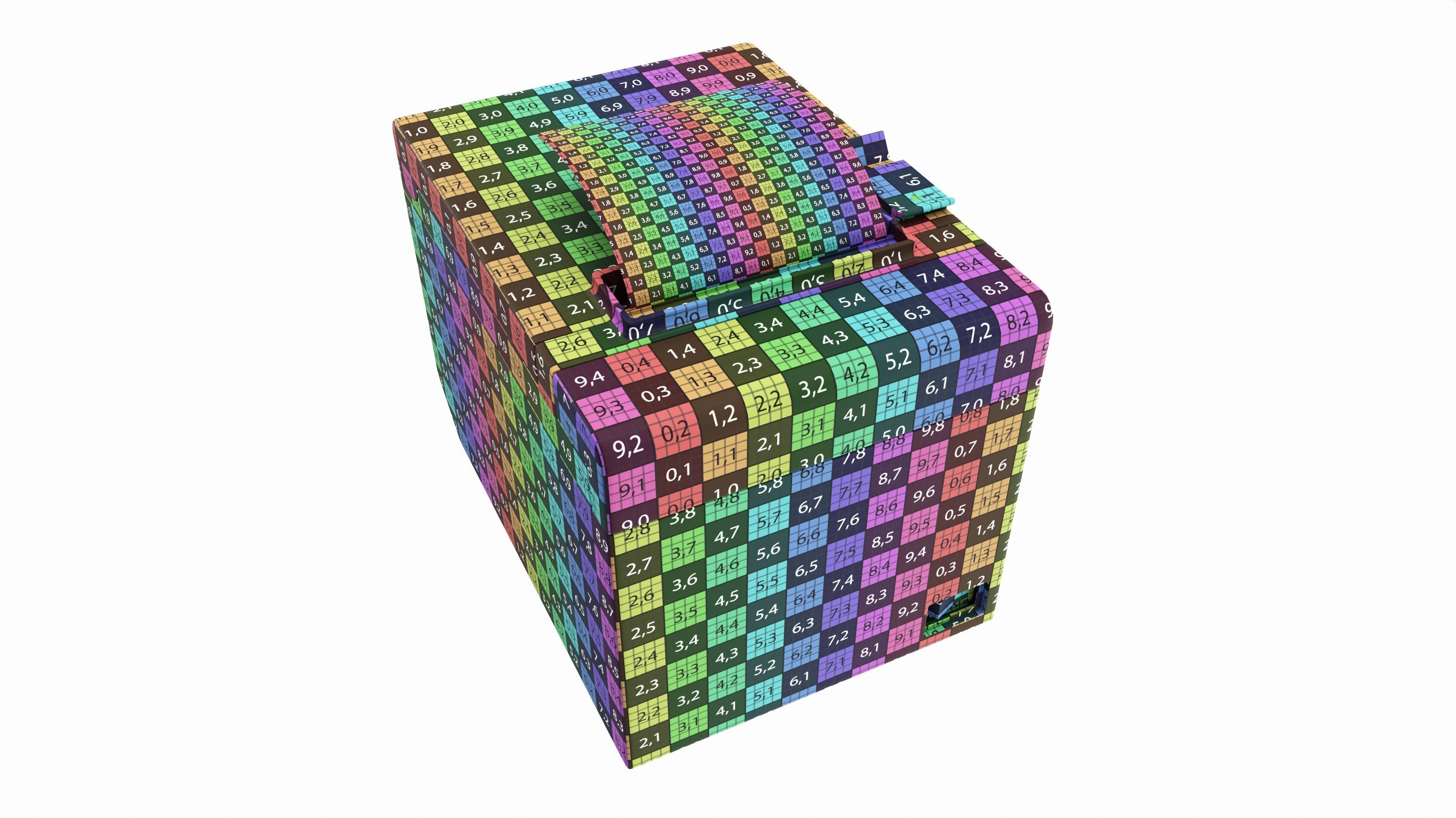 POS receipt printer 3D model_7