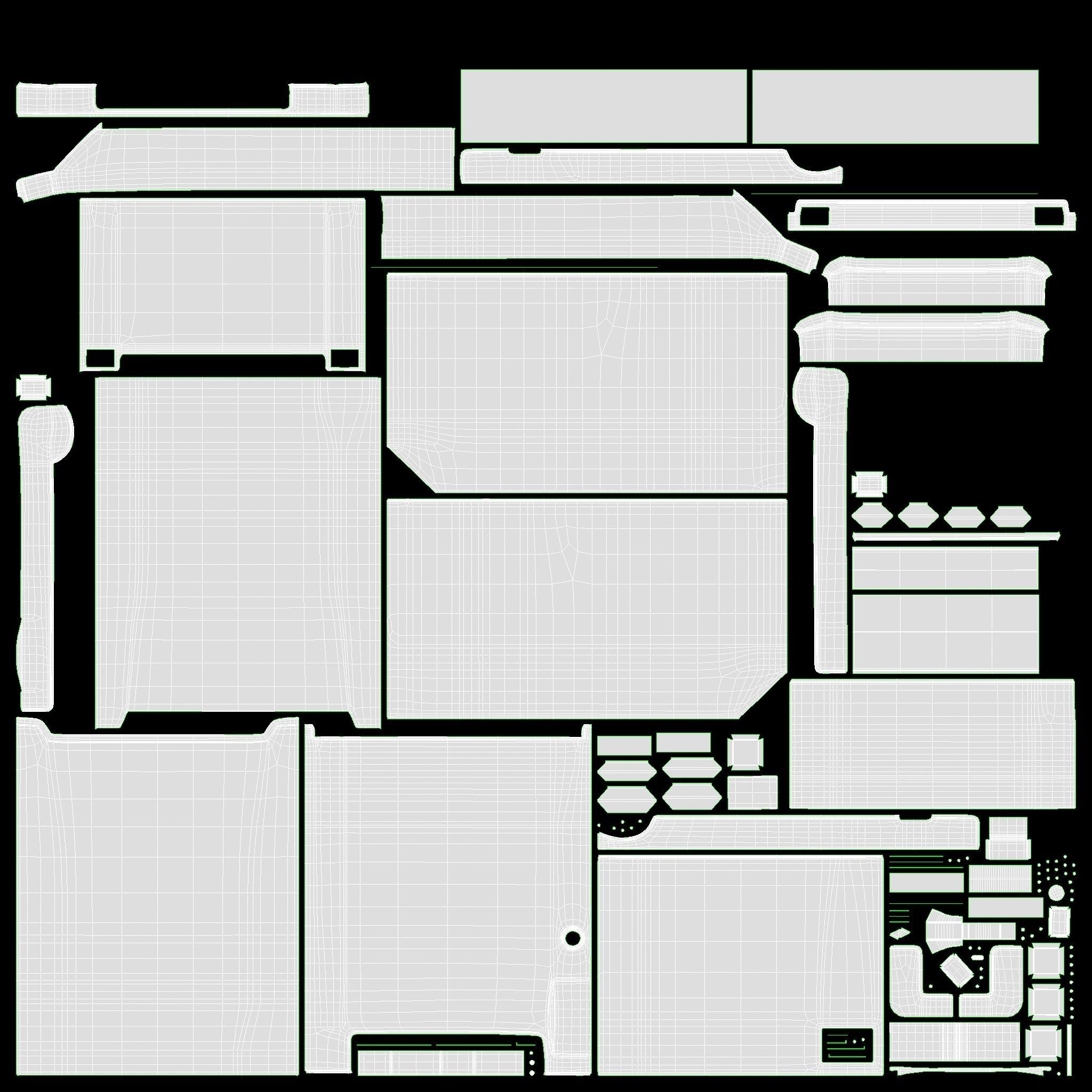POS receipt printer 3D model_8