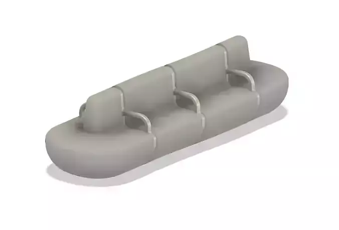 Model Railway Public Area Seating 3D print model