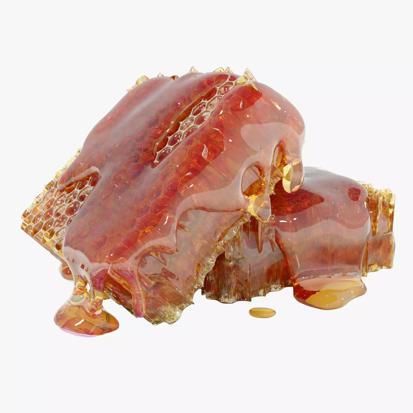 Honeycomb Pieces 3D model